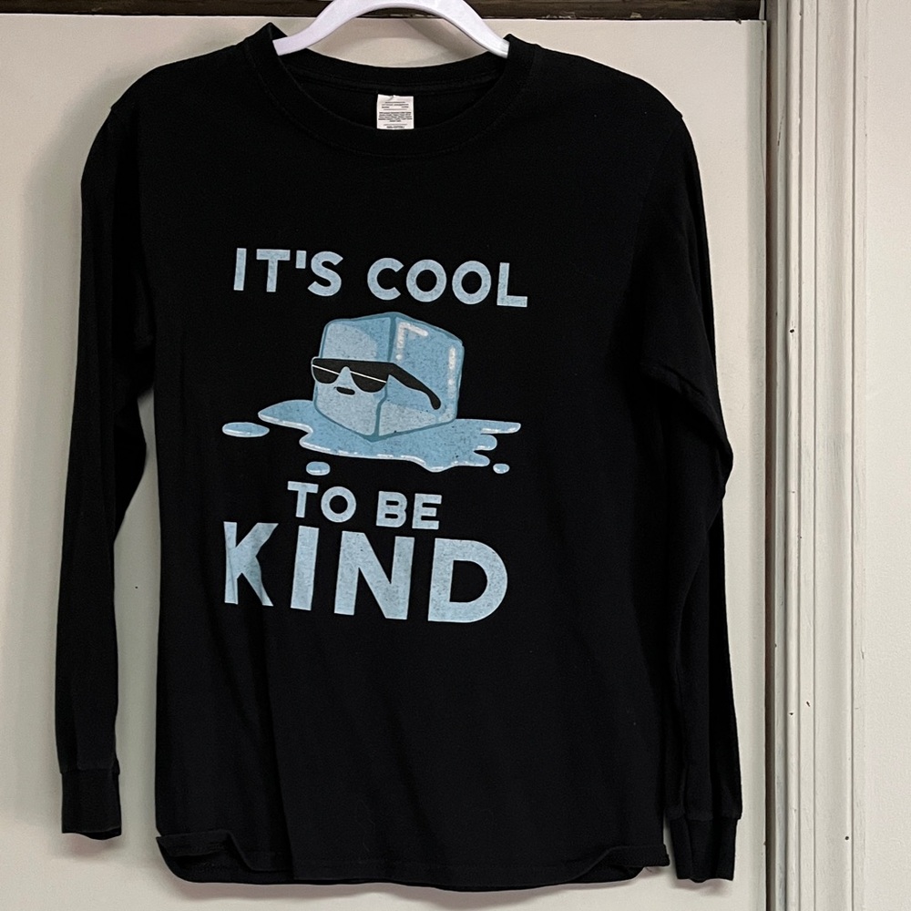 Gildan Black Long Sleeve Tee - Cool to Be Kind